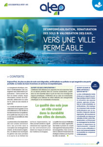 LES ESSENTIELS ATEP / #5 Désimperméabilisation, renaturation des sols & valorisation des eaux, vers une ville perméable