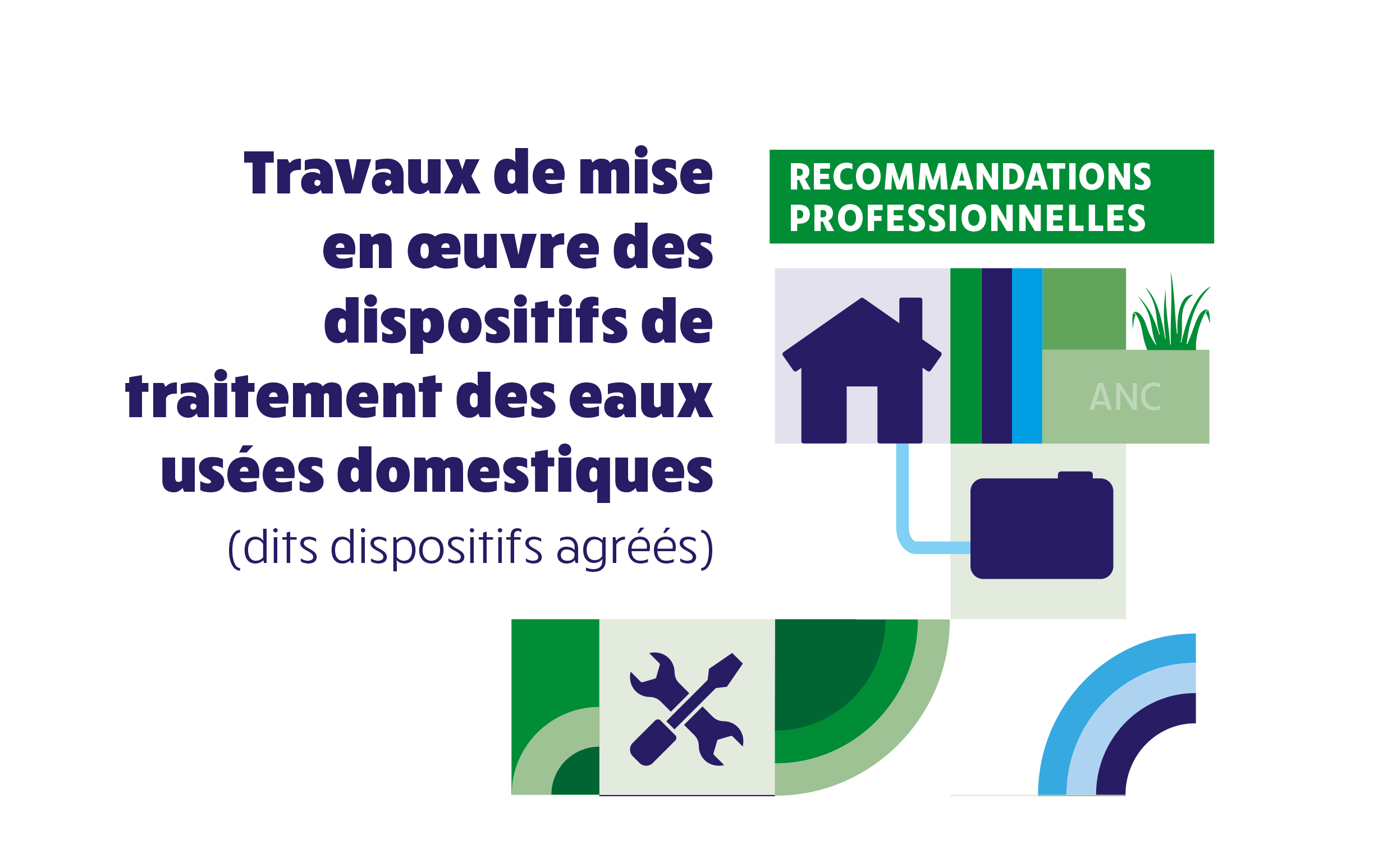 Travaux de mise en œuvre des dispositifs de traitement des eaux usées domestiques (dits dispositifs agréés)