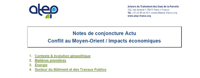 Note de conjoncture Actu ATEP n°21 Avril 2026